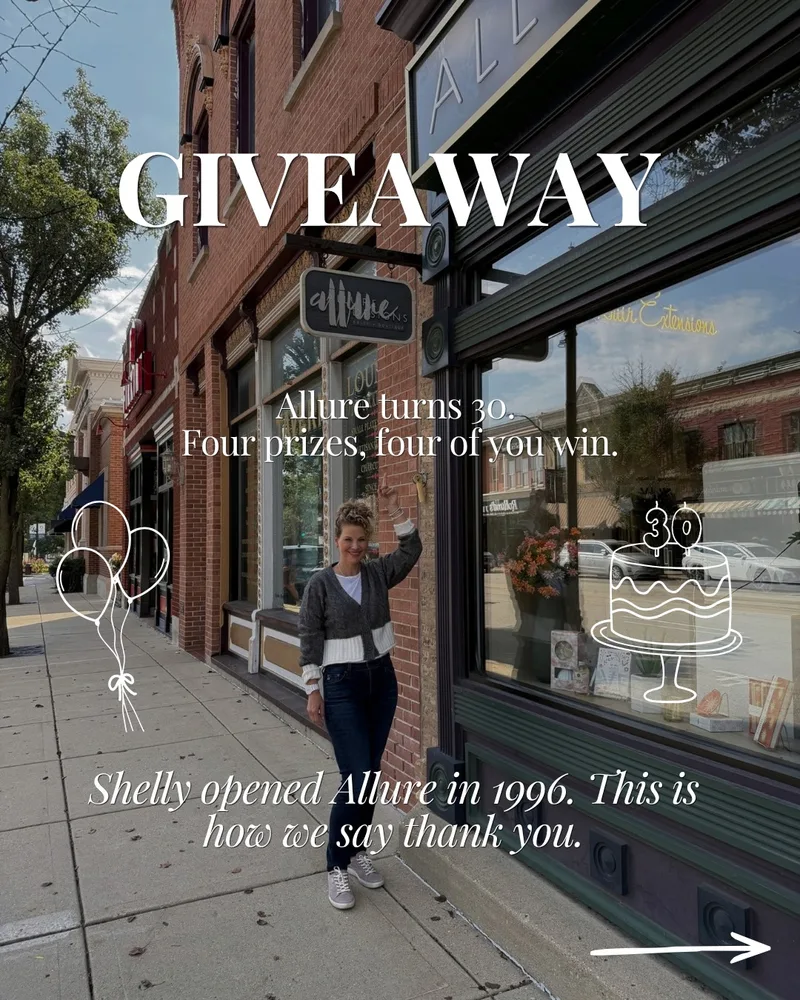 Allure turns 30 this year, so we're giving away 4 prizes to say thank you.